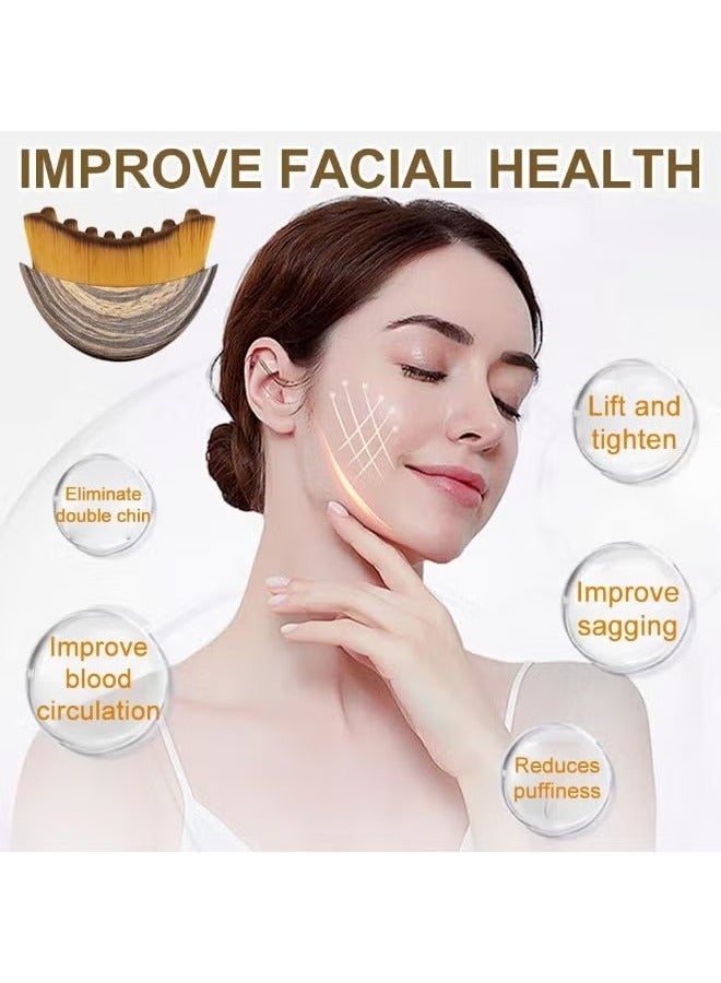 Generic New Lymphatic Contour Face Brush, Dry Brushing Face Brush, Lymphatic Drainage Massager for Face, Chin & Jawline Sculpting, Ergonomically Designed to Fit The Skin Precisely and Relieve Fatigue  - Image 3