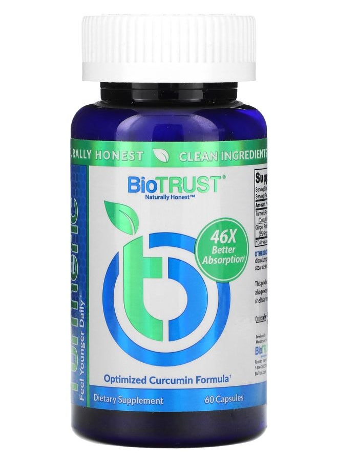 BioTrust Ageless Turmeric 60 Capsules 