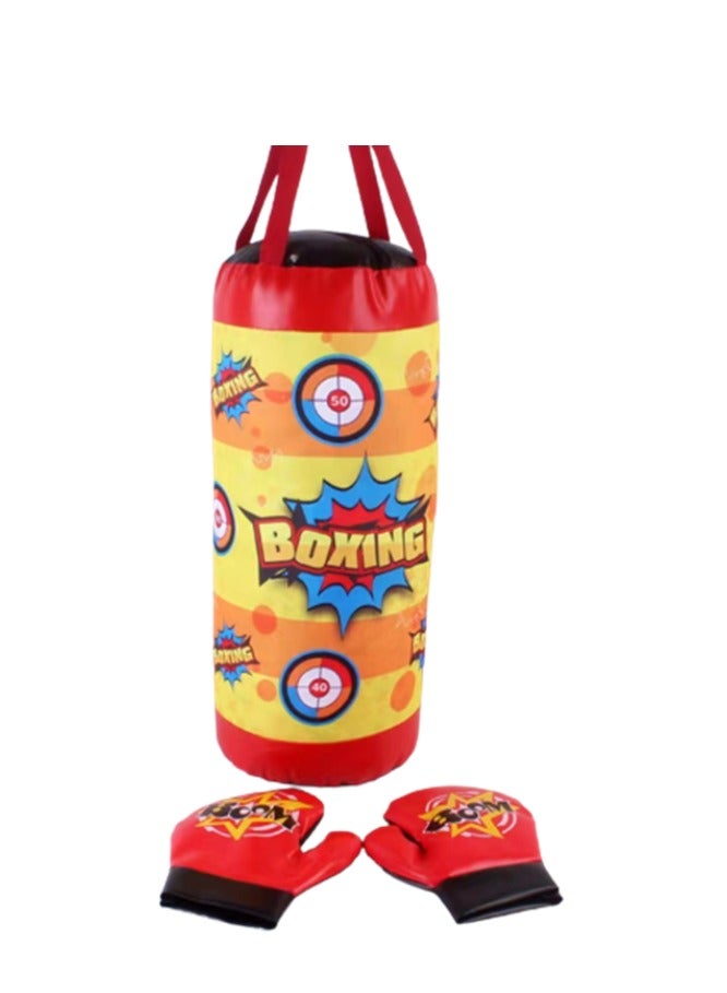 Rally Kids Boxing Set with 2 Padded Gloves 40cm - Image 1
