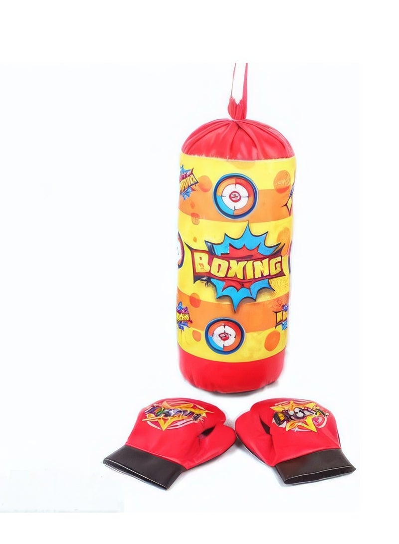 Rally Kids Boxing Set with 2 Padded Gloves 40cm - Image 2