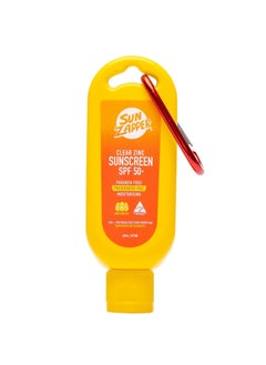 Sun Zapper Sun Zapper Clear Zinc Oxide Sunscreen SPF 50  60ml WaterResistant Sun Cream  Made in Australia 