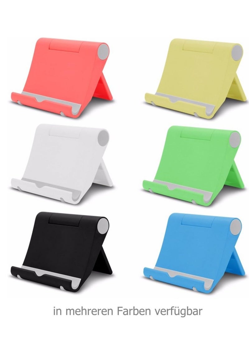 Universal Mobile Phone Stand Foldable and Portable Multi-Angle Table Stand Holder for iPhone, iPad, Smartphone, Tablet, Phablet, E-Reader  Cell Phone Stand for Desk, Foldable Cell Phone Holder Mobile Stand Phone Dock, Adjustable Tablet Stand Holder Compatible with iPhone 12 iPhone 11 Pro Xs X 8 iPad Samsung - Image 5