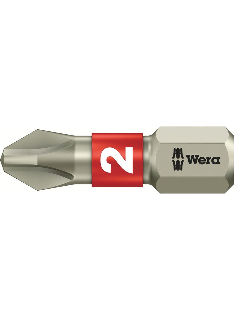 Wera 3851/1 TS Stainless Ph/Star 2x25mm Bits 05071011001  - Image 1