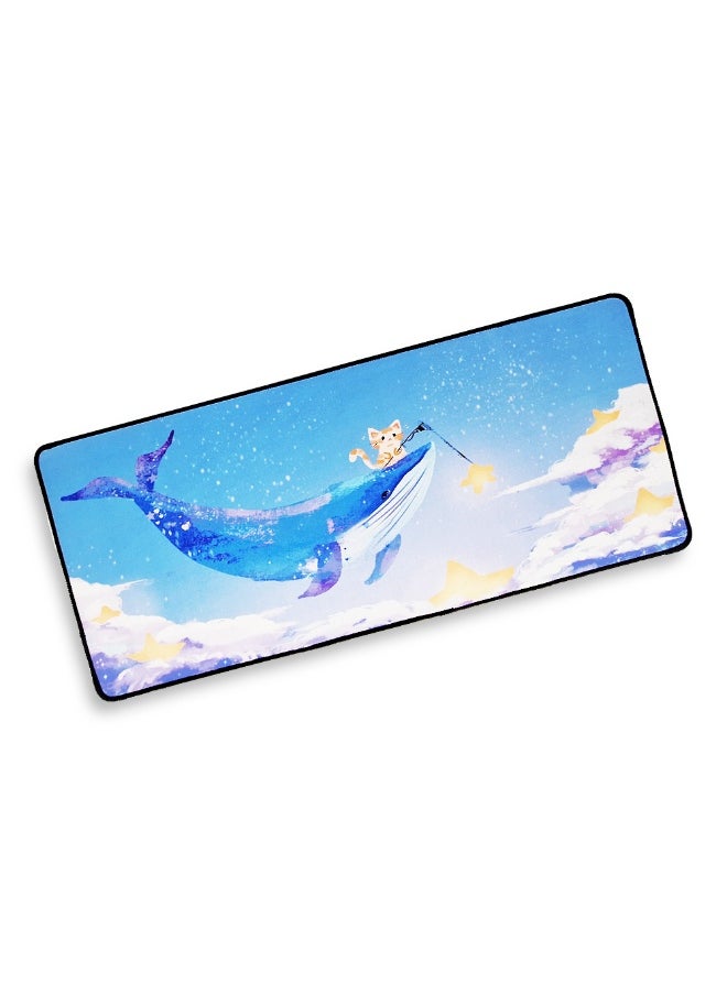 Generic - Mouse Pad XL 70cmx30cmx2mm  – Extended Gaming & Office Mousepad with Non-Slip Rubber Base – Smooth Surface for Precise Control, Durable & Comfortable for Keyboard and Mouse Setup – Ideal for Gamers & Professionals - Image 1