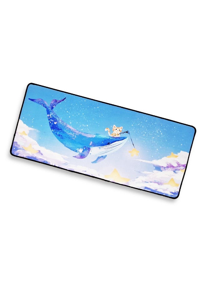 Generic - Mouse Pad XL 70cmx30cmx2mm  – Extended Gaming & Office Mousepad with Non-Slip Rubber Base – Smooth Surface for Precise Control, Durable & Comfortable for Keyboard and Mouse Setup – Ideal for Gamers & Professionals - Image 1