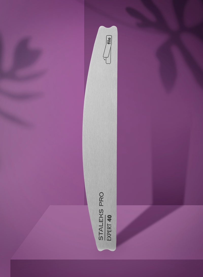 STALEKS PRO Crescent metal base for nail file - EXPERT 40 - Image 1