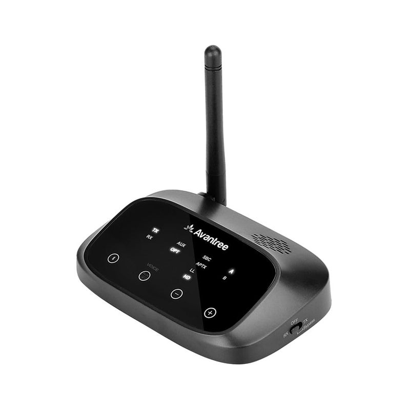 Avantree Oasis Plus - Bluetooth Transmitter & Receiver for TV, Easy to Install, Soundbar PassThrough, aptX Low Latency & HD Audio Adapter for 2 Headphones - Image 4