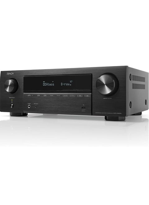 Denon AVR-X1800H 7.2 Channel AV Receiver - 80W/Channel, Wireless Streaming via Built-in HEOS, WiFi, & Bluetooth, Supports Dolby Vision, HDR10+, Dynamic HDR