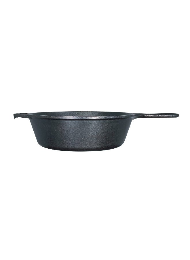 LODGE - L8DSK3 Cast Iron Deep Skillet  Pre-Seasoned  10.25-inch - Image 1