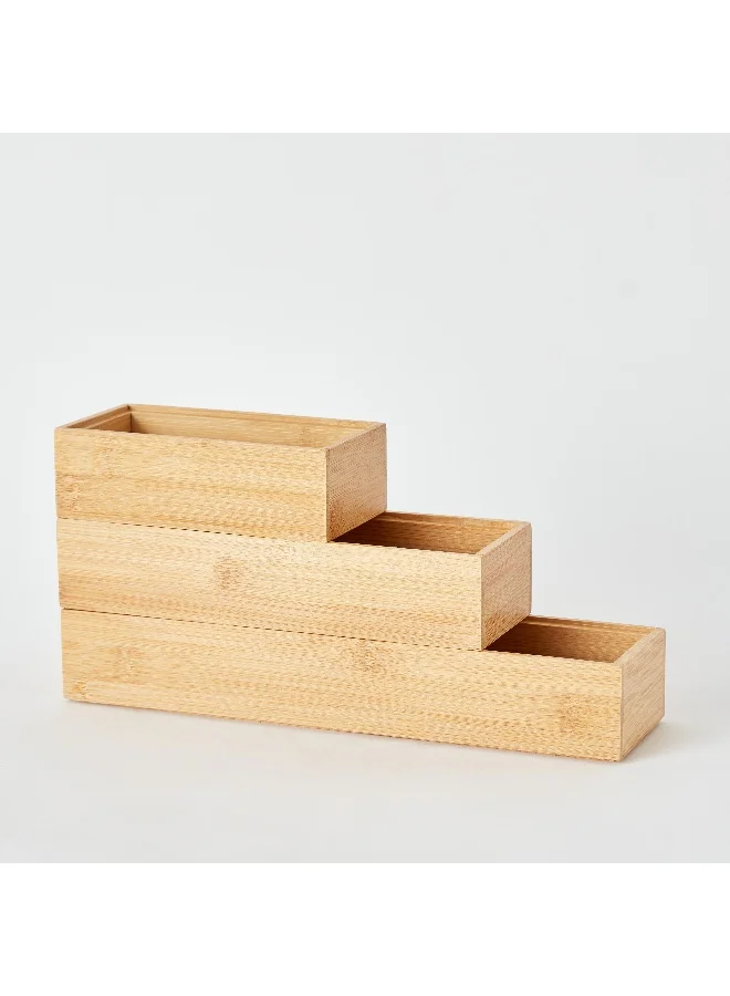 Home Box Natura Bamboo Organiser Set