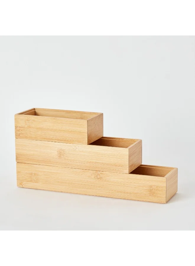 Home Box Natura Bamboo Organiser Set