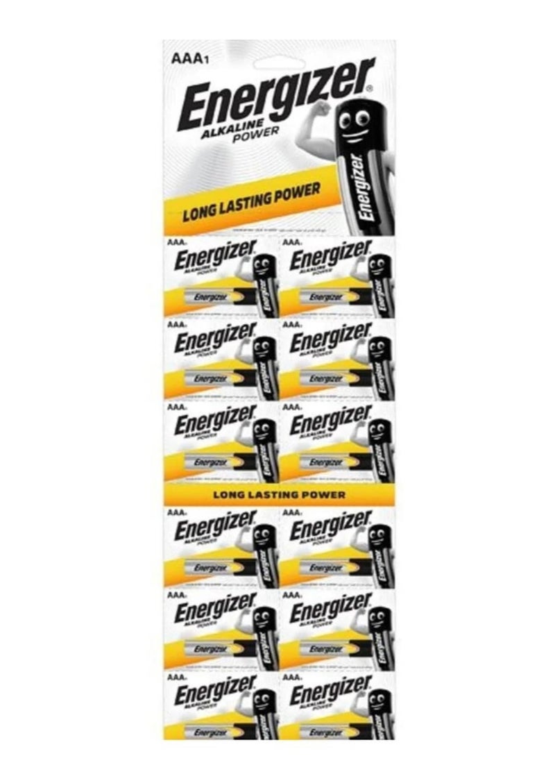 Energizer 12 Pcs AAA1 Alkaline Power Battery Set