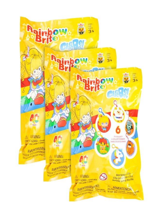 The Loyal Subjects Rainbow Brite Mystery Blind Bag 2.5-inch Cheebee Keychain Figure 3-Pack - Receive 3 Mystery Blind Bag Cheebee Keychain/Backpack/Clip-on Figures - Image 2