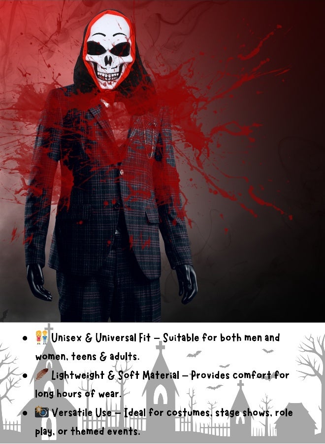 Feelings Halloween Skull Mask With  22Cm - Image 4