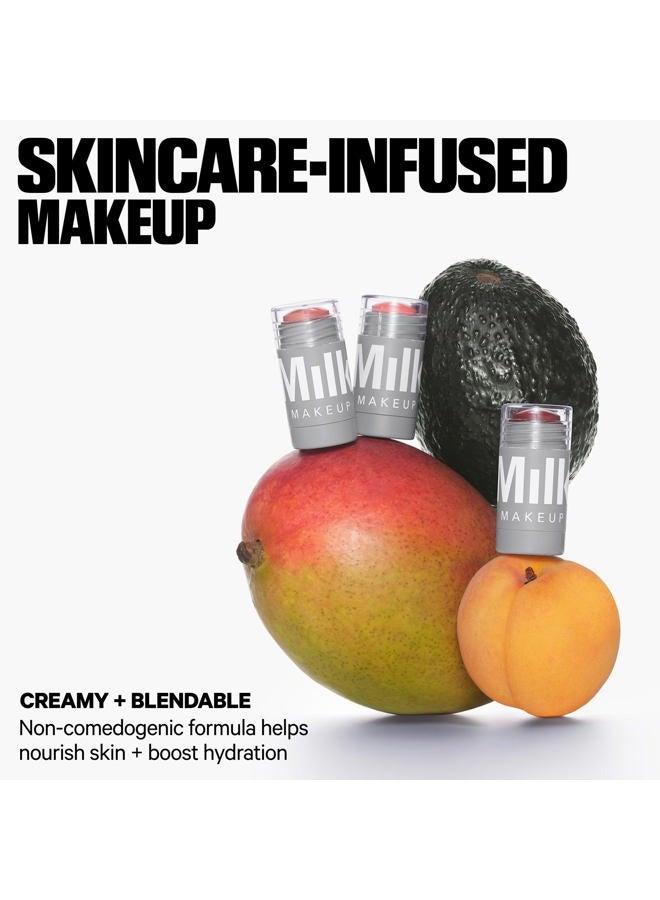 MILK MAKEUP Lip and Cheek Tint - Pigmented Cream Stick - Natural Vegan Formula - 6ml (DASH-Light Pink) - Image 3