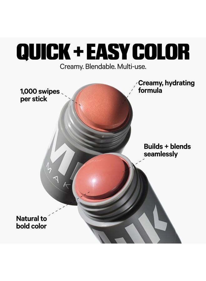 MILK MAKEUP Lip and Cheek Tint - Pigmented Cream Stick - Natural Vegan Formula - 6ml (DASH-Light Pink) - Image 2