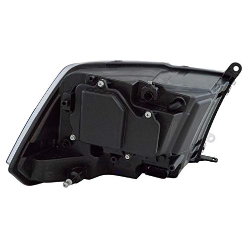 TRQ Left Headlight Assembly Compatible with 2013-2018 Ram 1500 2500 3500 - Image 4