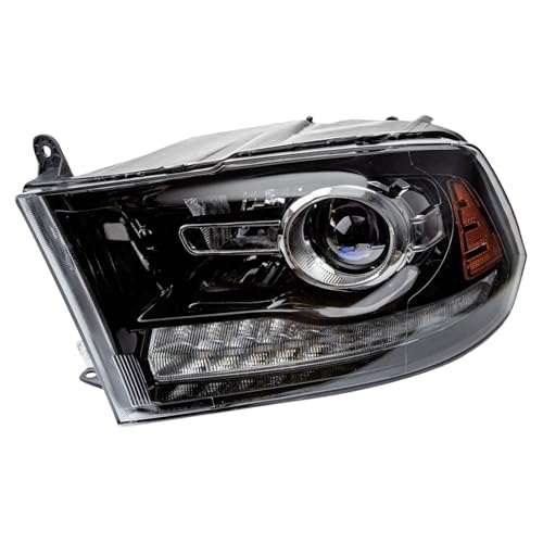 TRQ Left Headlight Assembly Compatible with 2013-2018 Ram 1500 2500 3500 - Image 1