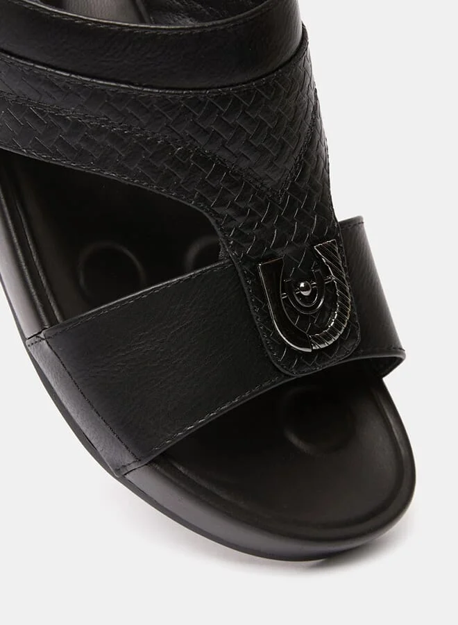 shoexpress Textured Slip-On Arabic Sandals Ramadan Collection