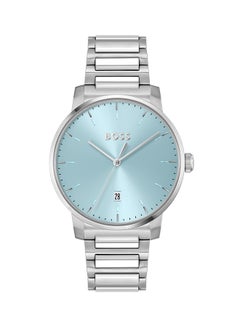 HUGO BOSS Men's Analog Round Shape Stainless Steel Wrist Watch 1514132 - 41 Mm  - Image 1