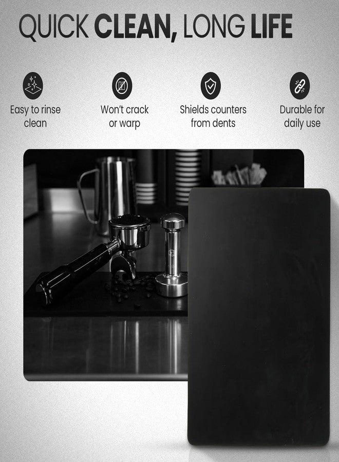 Rattleware Premium Tamp Mat 8" x 6" – Non-Slip Barista Tamping Mat, Heatproof, Durable Rubber, Protects Countertops, Espresso Tamping Mat for Kitchen & Coffee Bar, Ideal for Home & Commercial Use - Image 3
