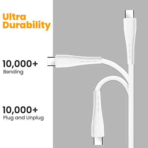 Wecool Unbreakable Soft 5A Type C Cable Supports Fast Charging, Quick Charging, Dash Charging and Warp Charging, 1 Mtr Charging Cable, Compatible with OnePlus, Oppo and VIVO Smartphones - Image 5