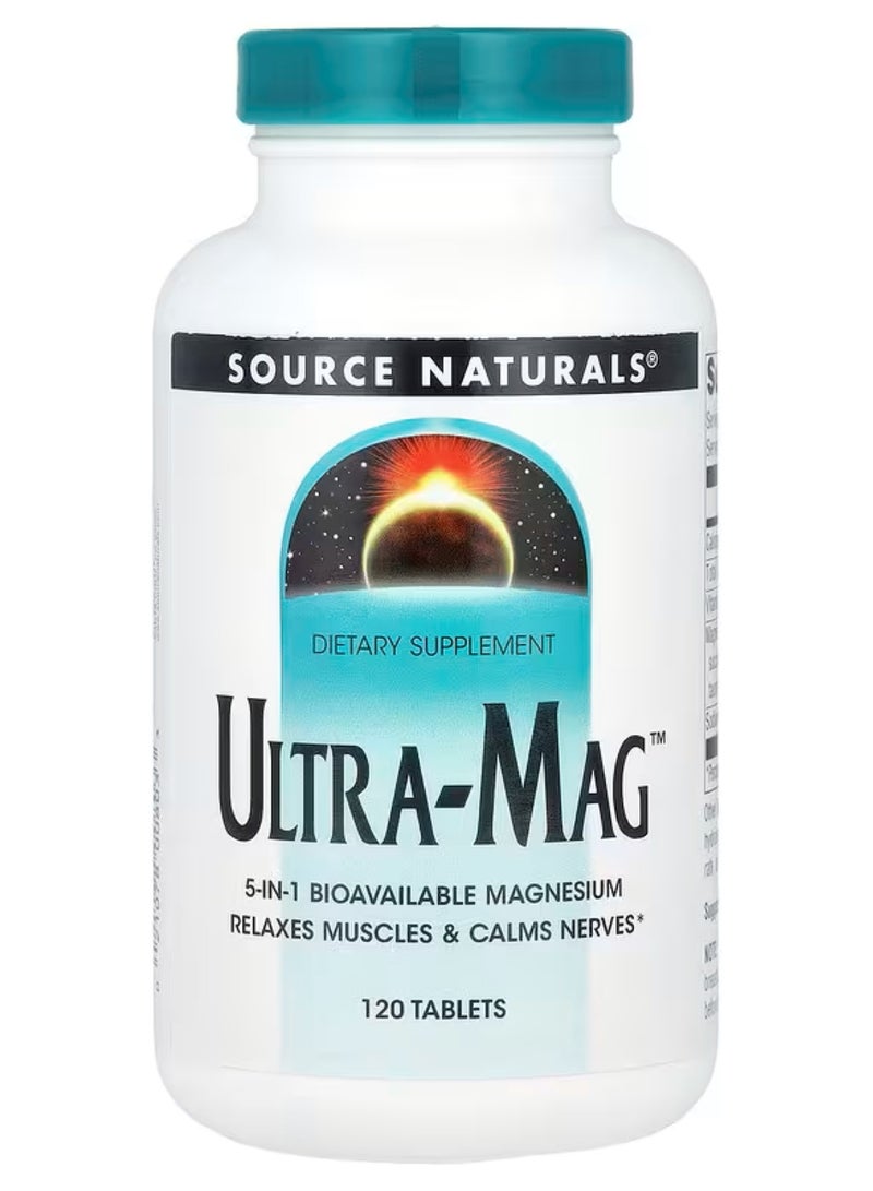 Source Naturals Source Naturals, Ultra-Mag, 120 Tablets  - Image 1