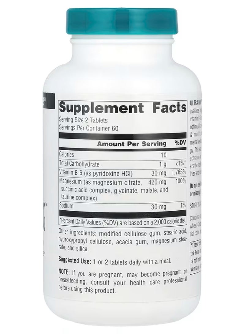 Source Naturals Source Naturals, Ultra-Mag, 120 Tablets  - Image 2