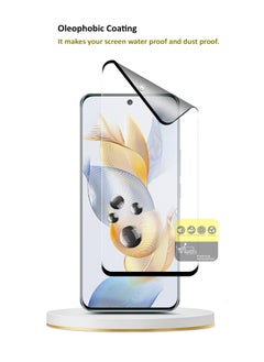 Wtech Honor 90 5G 2023 Nano Ceramic Anti Fingerprint Full Glue Full Cover Matte Flexible Screen Protector (MSCNMN) - Clear  - Image 5
