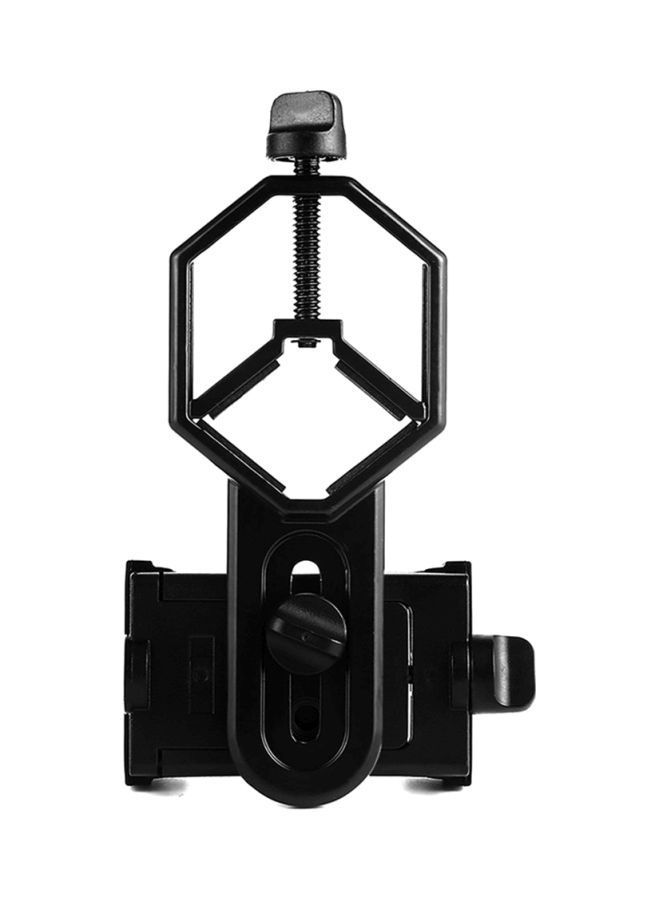 NIBEMINENT Universal Optical Telescope Phone Holder Clip Mount Bracket Black - Image 2