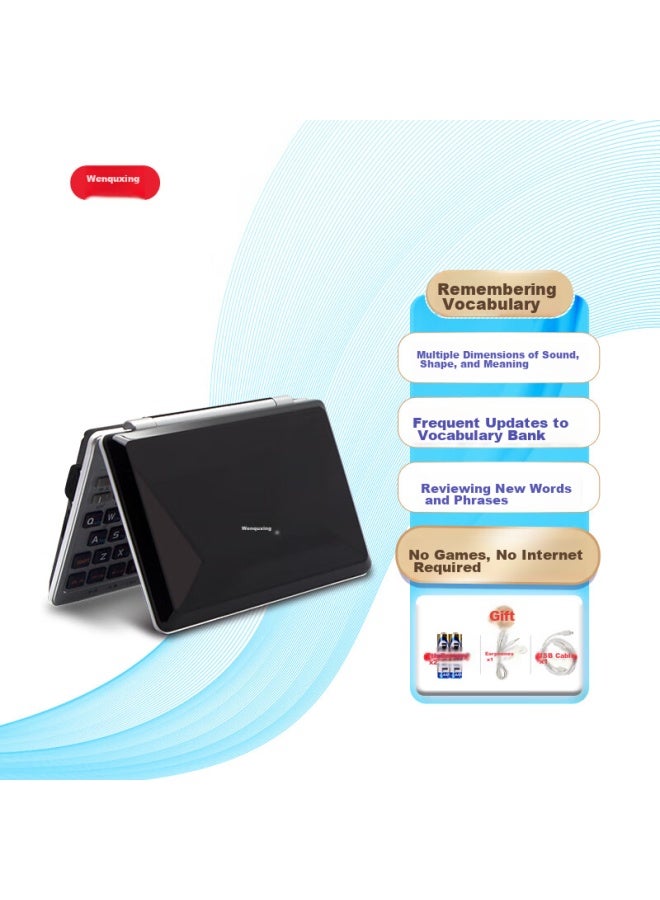 Wenquxing Electronic Dictionary E9s With Backlight, Clearer Black And White Display, English-chinese Bilingual, For Primary, Middle And High School Exams, Longman Contemporary Edition, No Games, No Internet Connection Required, Black - Image 3