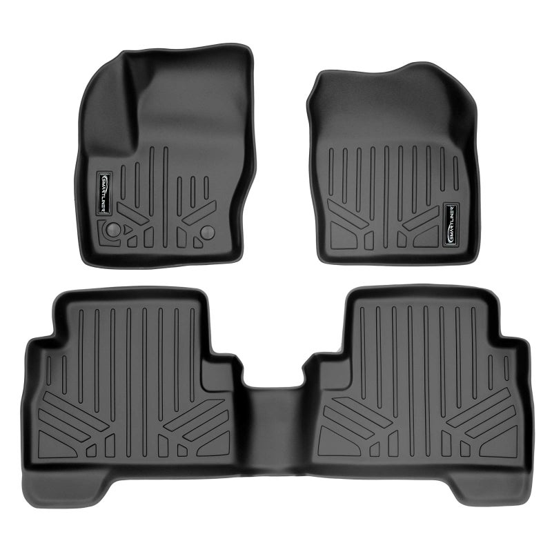 SMARTLINER Custom Fit Floor Mats 2 Row Liner Set for 20132019 Ford Escape
