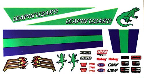 Pinewood Pro Leaping Lizard Decals | Sticker Sheet for customizing Your Derby car | Easily Cut, Peel, and Apply Decals | Super Quick Way to Amplify The Look of Your Derby Racing car - Image 5