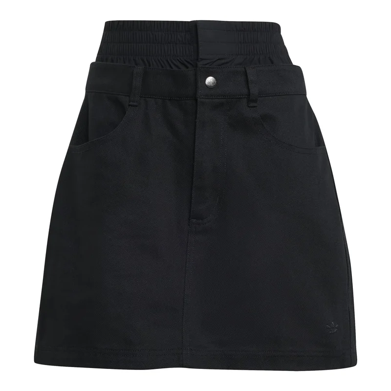 adidas تنورة UTILITY SKIRT الأصلية للنساء - أسود