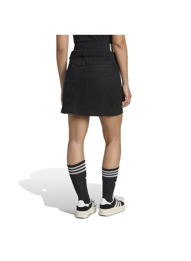 adidas تنورة UTILITY SKIRT الأصلية للنساء - أسود