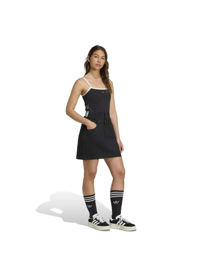 adidas تنورة UTILITY SKIRT الأصلية للنساء - أسود