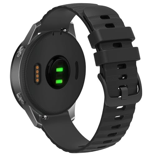FanTEK Compatible with 18mm 20mm 22mm Watch Bands Quick Release Replacement Wristband, Silicone Sport Bands for Men Women - Image 5