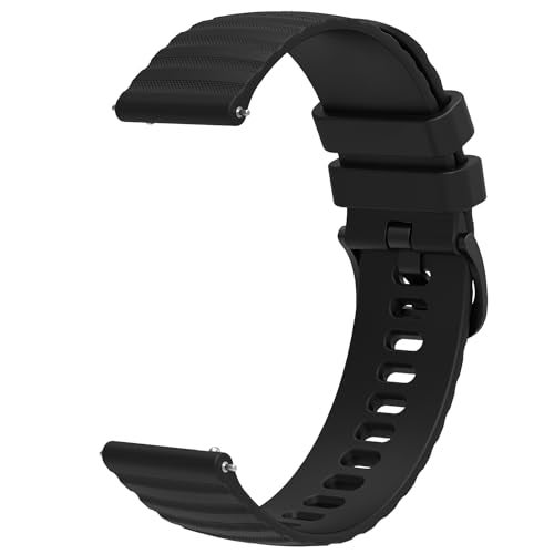 FanTEK Compatible with 18mm 20mm 22mm Watch Bands Quick Release Replacement Wristband, Silicone Sport Bands for Men Women - Image 2