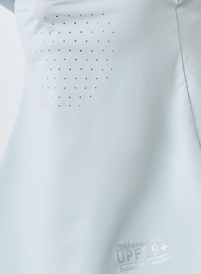 Styli UPF Face Cover with Hair Outlet Visor - Image 2