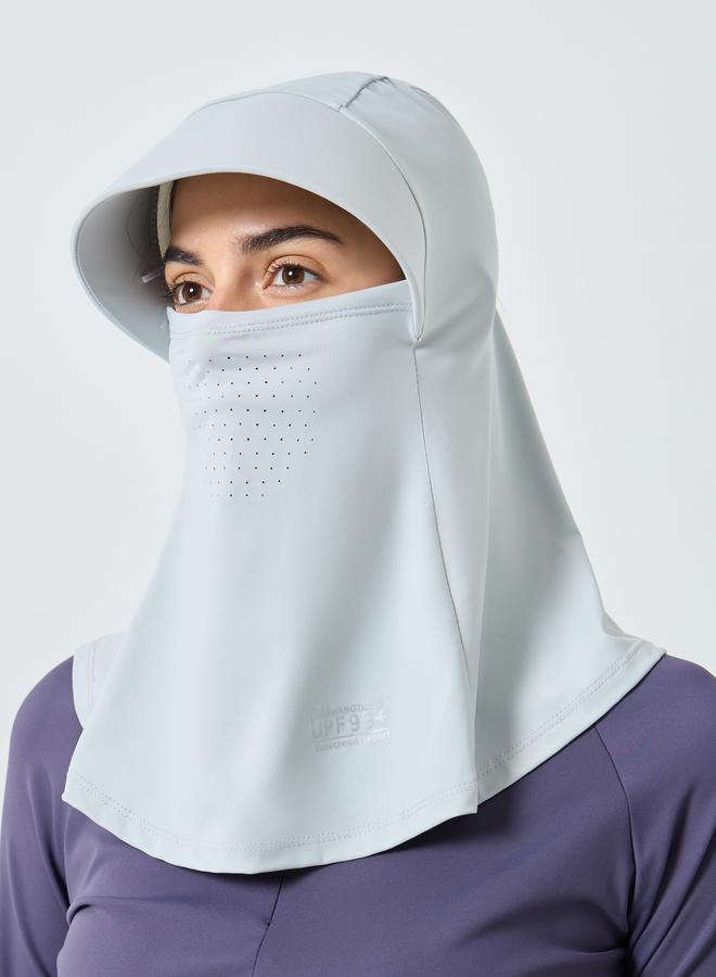 Styli UPF Face Cover with Hair Outlet Visor - Image 1