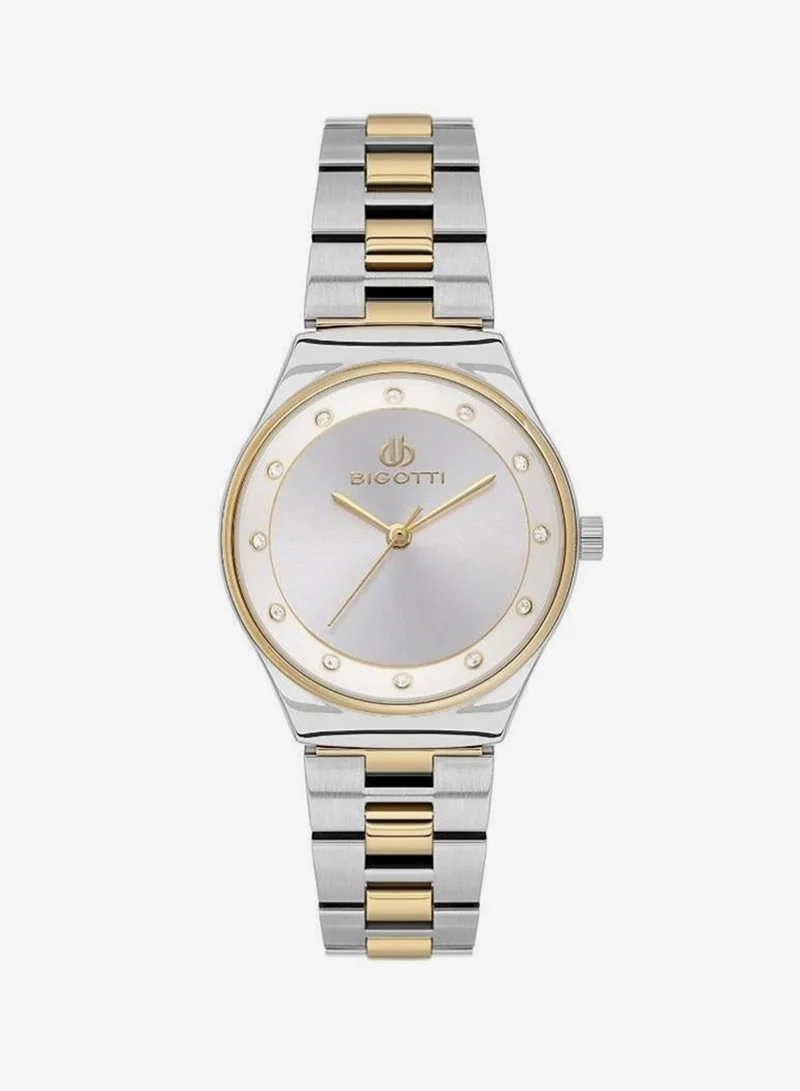 BIGOTTI Bigotti - Raffinato Women Watch | Stainless SteelBrass Case | Analog | Round Dial | Mineral Glass | Japanese Quartz | Water Resistant 30 Meters
