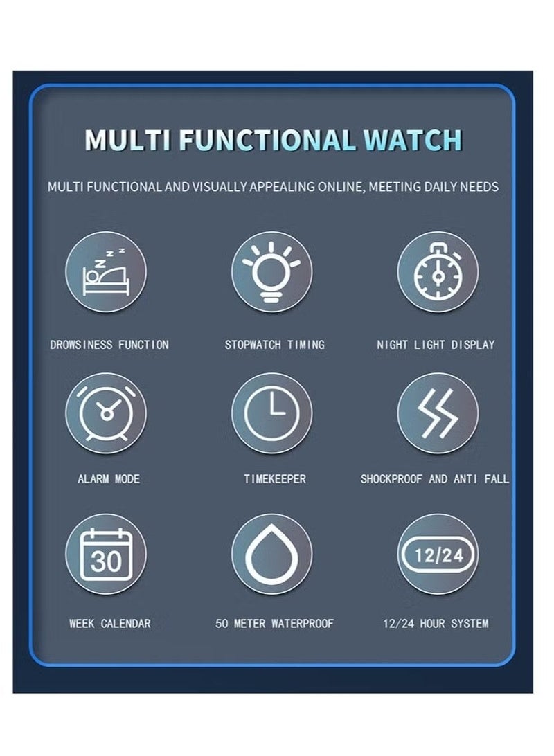 Sanda Men's Fashionable Sports Waterproof Electronic Quartz Watch - Image 4