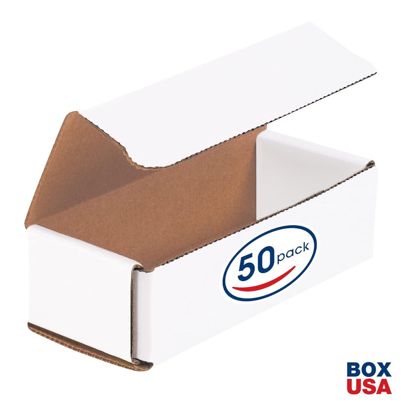 BOX USA BMRX2L 6"L x 2 1/2"W x 1 3/4"H، أبيض (عبوة من 50) - Image 2