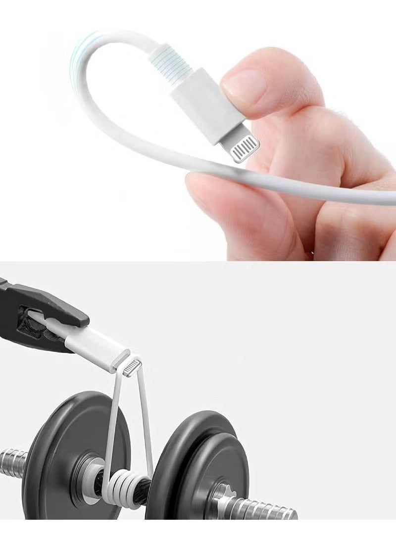 Rock Pow iphone charger PD 25W Fast Charger 2 Ports QC 3.0 & PD for iPhone 16 15 Fast Charging Type C USB C Charger  iPhone 16 Charger with 2pcs Cable for iPhone 16/16 Plus/16 Pro/16 Pro Max/iPhone 15/15 Pro Max/15 Plus/15 Pro/14/13/12/11/iPad Pro/AirPods Samsung Galaxy S24, S23, S22, S21, S20, Z Fold, Z Flip,Travel Power Adapter also for Huawei/Xiaomi, etc  - Image 4