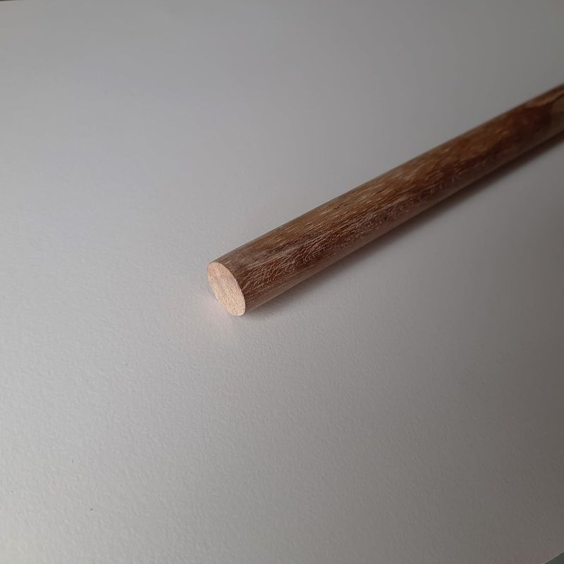 Generic Teak Wood Round Stick 30 inch Pack of 10  - Image 2