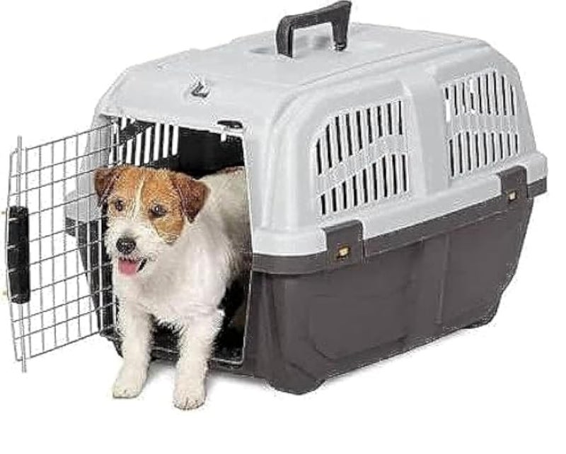 Pet Carrier White X Grey 48 X 31 5 X 33 - Image 1