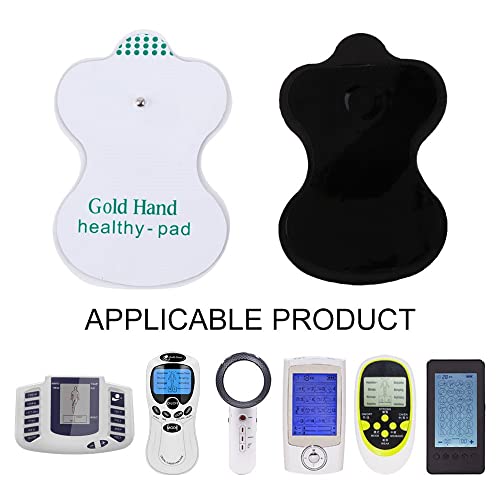 Agam Tens Digital Therapy Electrode Pads for Back Physiotherapy Machine Massager Electrodes (Pack of 12), White - Image 4