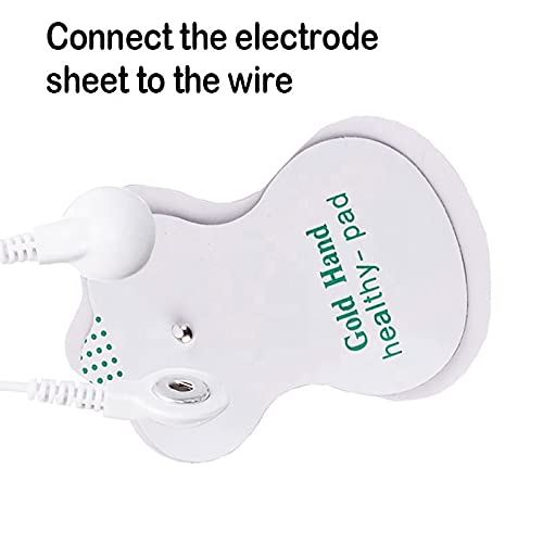 Agam Tens Digital Therapy Electrode Pads for Back Physiotherapy Machine Massager Electrodes (Pack of 12), White - Image 2