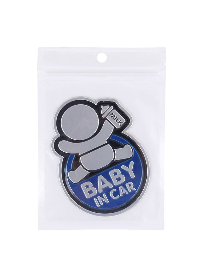 NIBEMINENT Baby In Car Happy Drinking Milk Infant Adorable Sticker - Image 1