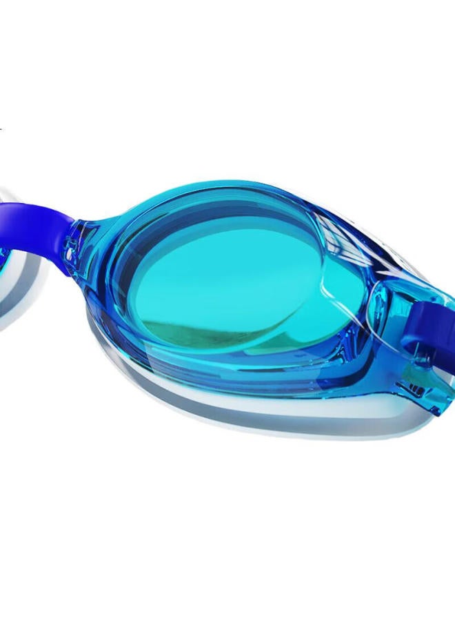Swans Children'S Swimming Goggles, Imported From Japan, Waterproof And Anti-Fog, High-Definition, For Boys And Girls, Suitable For Older Children, Diving And Swimming Glasses, White And Blue Gradient - Image 2
